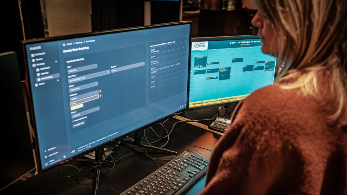 Software for booking separate courts
