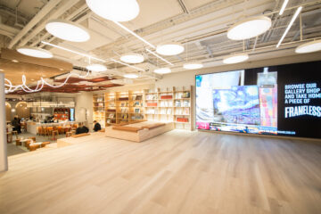 CT Deliver Complex Video System Infrastructure for Frameless Immersive Art Experience