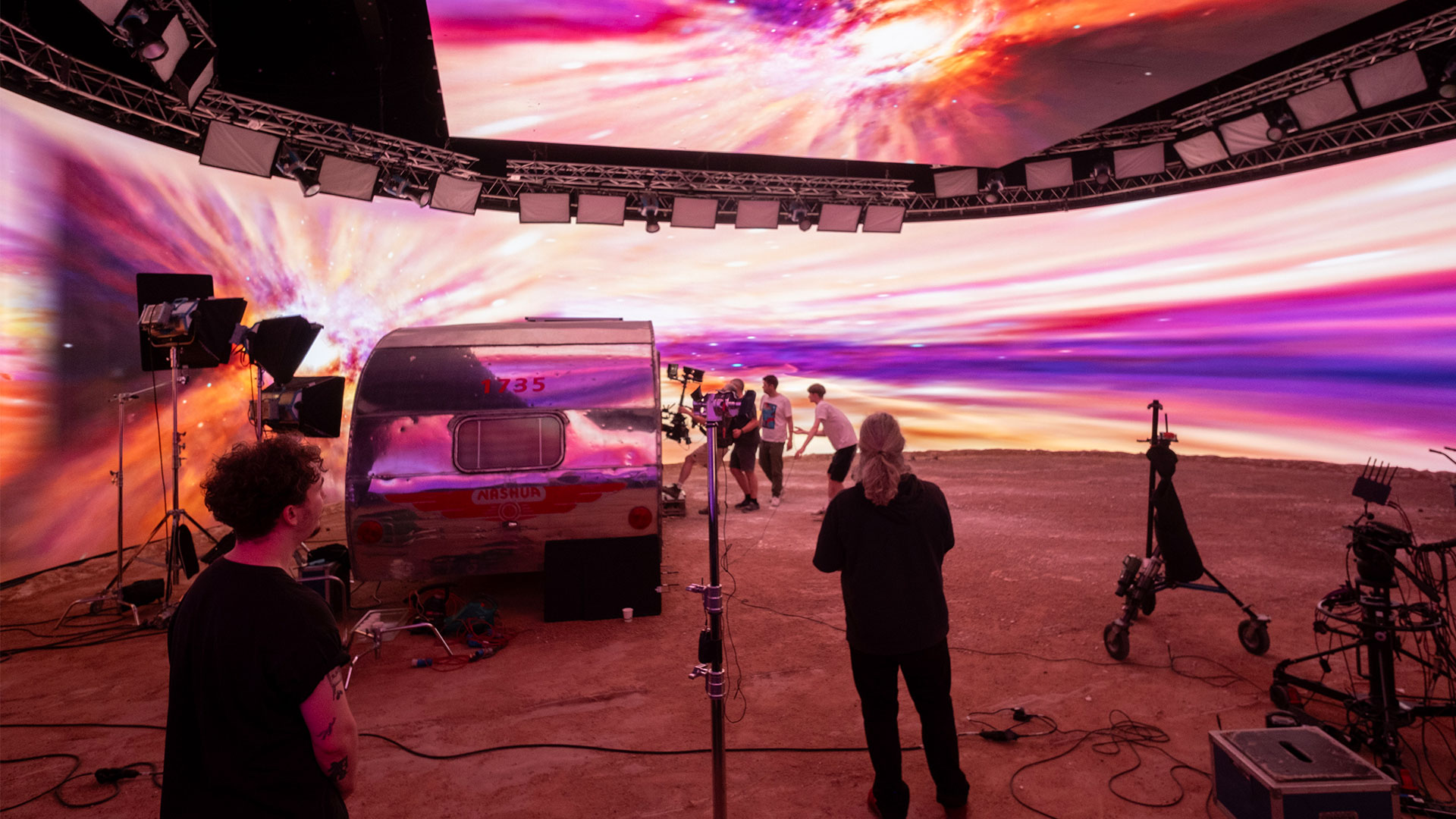 The Chemical Brothers Live Again music video ARRI Stage London